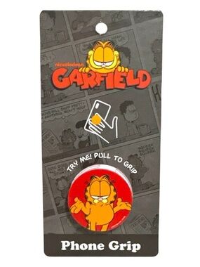 Nickelodeon Garfield Red and Orange Phone Grip